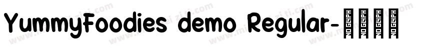 YummyFoodies demo Regular字体转换